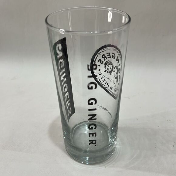 2 Gingers Irish Whiskey Highball Glass 6 1/4 In Tall 3 In Round Clear Brown 16 - Picture 6 of 17